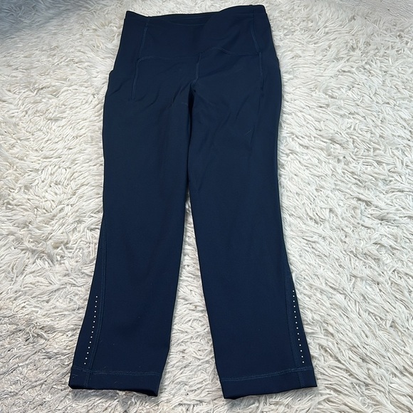 Lululemon Swift Speed High-Rise Crop 21" True Navy - Picture 1 of 8
